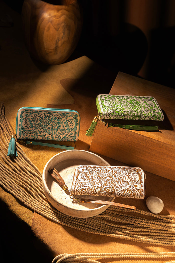 Miss Western Wallet In Green