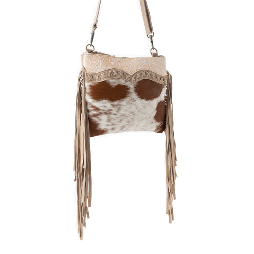 Mesa Rebel Hairon Bag in Spotted Tan