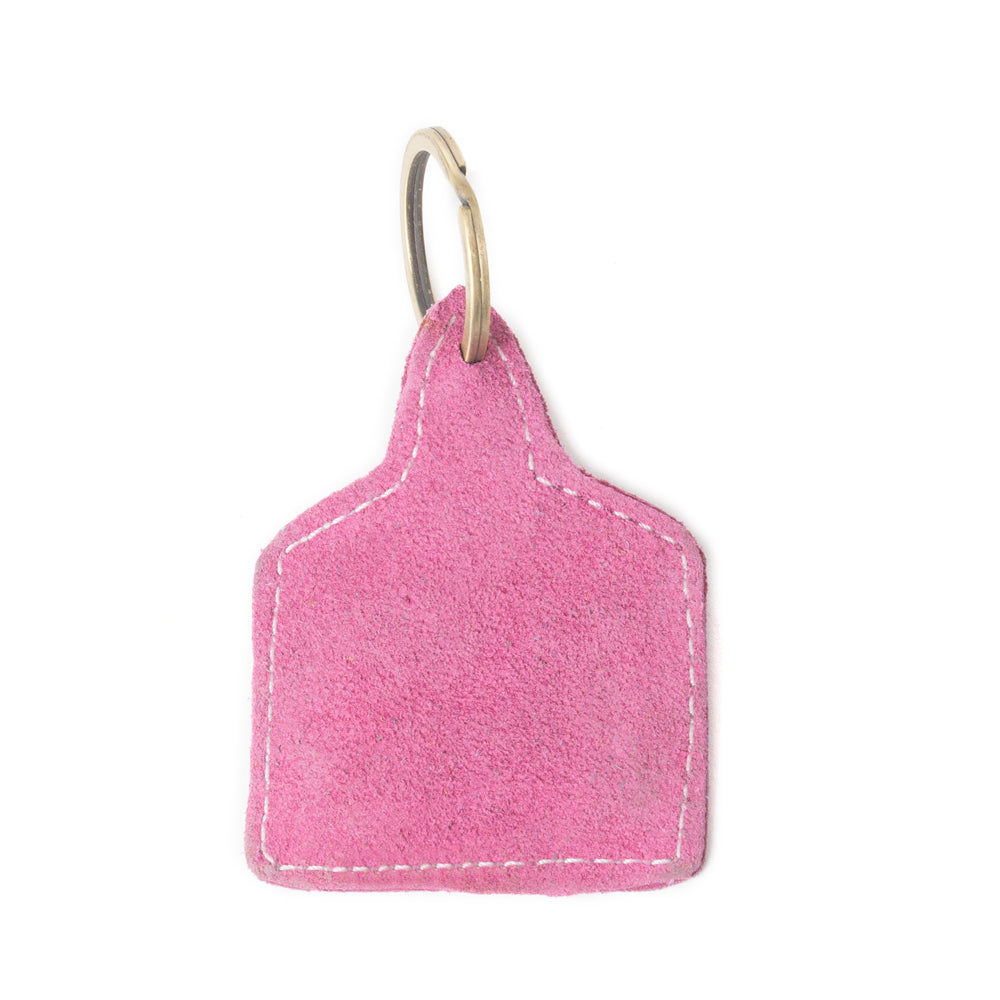 Saddle Mark Embroidered Leather Key Fob Variant Combo