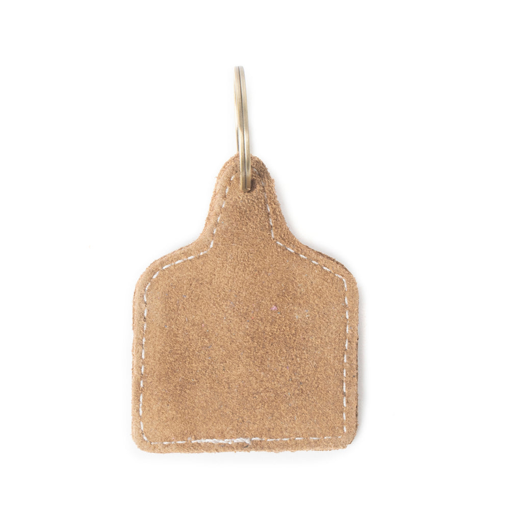 Saddle Mark Embroidered Leather Key Fob Variant Combo