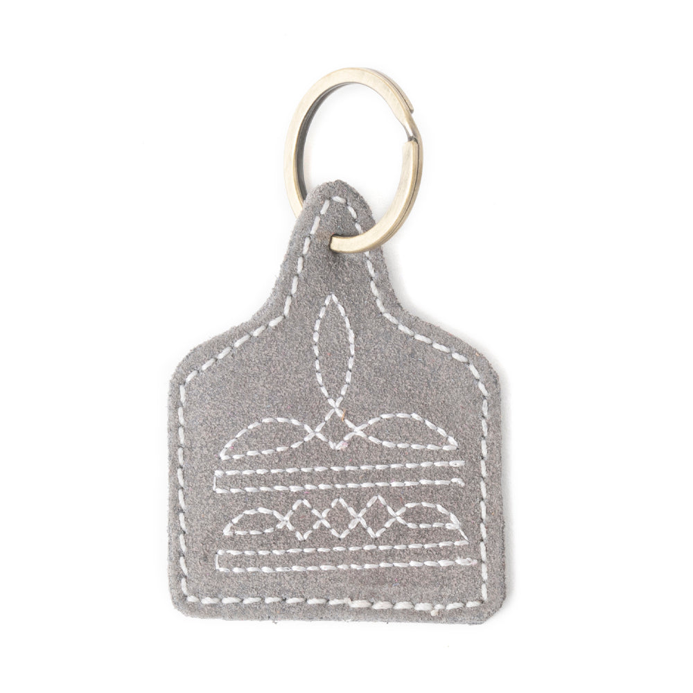 Saddle Mark Embroidered Leather Key Fob Variant Combo