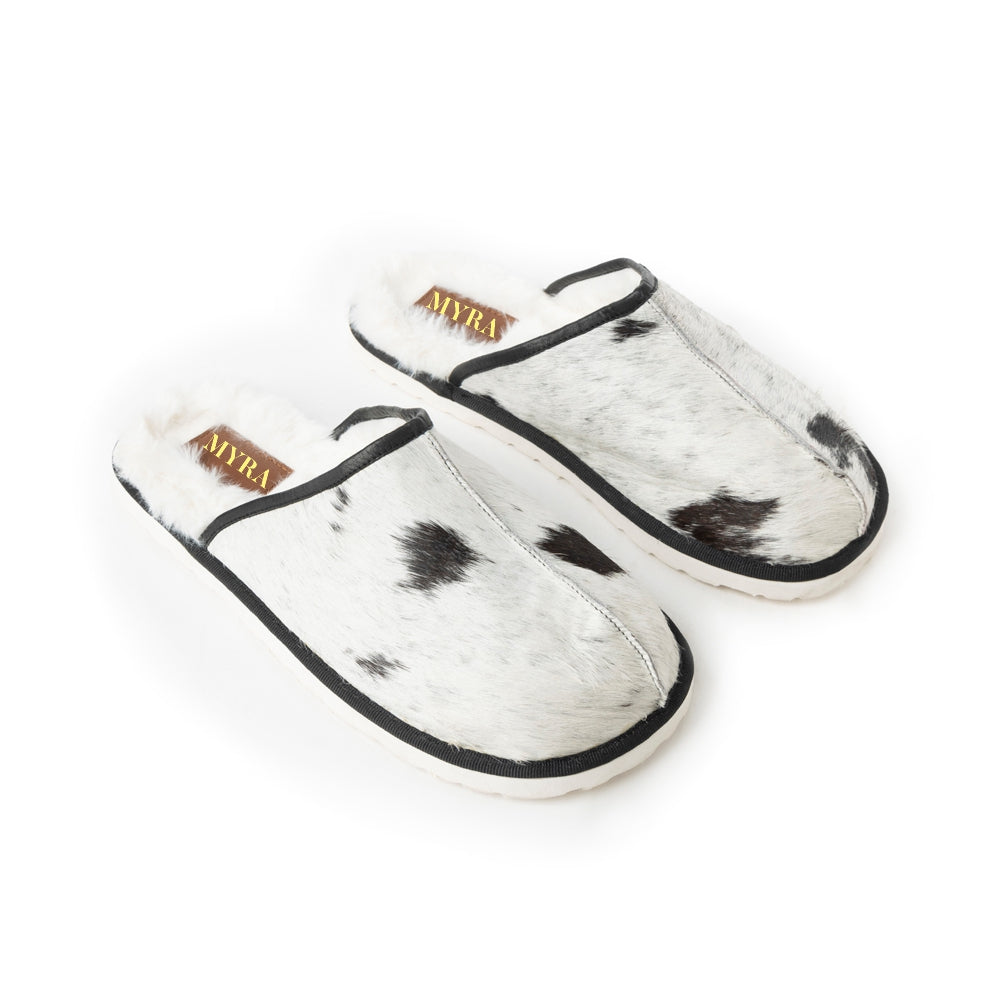 Swift Ridge House Men's Scuffs In Black and White