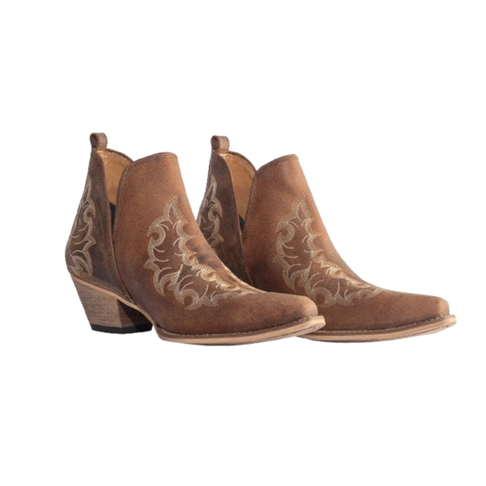 Trail Runner Booties In Brown