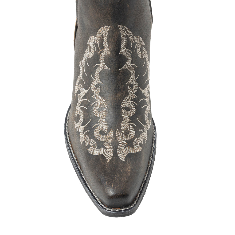 Trail Runner Booties In Dusty Black