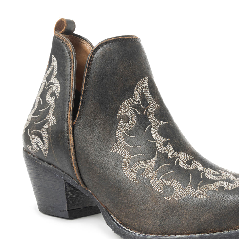 Trail Runner Booties In Dusty Black