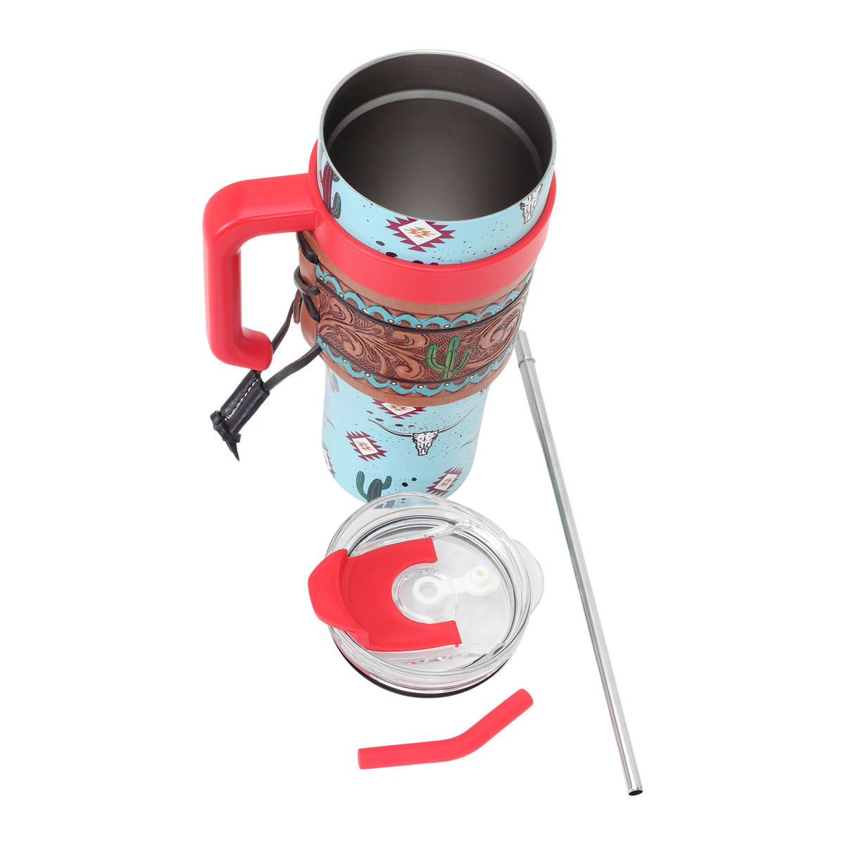 Wide Wyoming Tumbler In Sea Blue