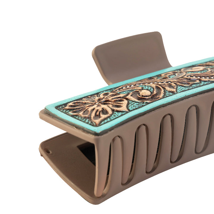 High Vista Hair Comb Clip In Turquoise