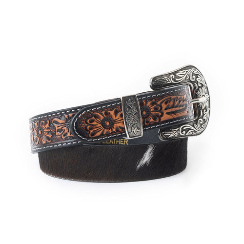 Jenson Hill Kid's Belt In Black & White