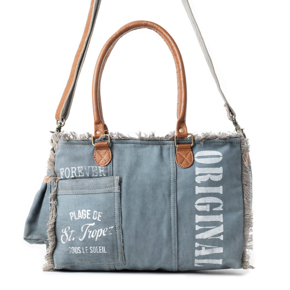Coastal Steel Upcycled Tote Variant Combo