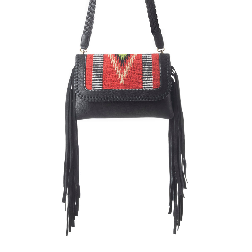 Arrowhead Trail Crossbody Bag in Shadow Black