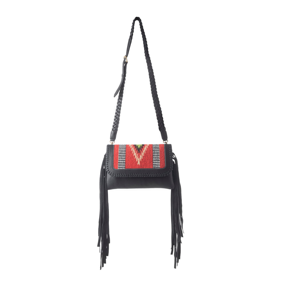 Arrowhead Trail Crossbody Bag in Shadow Black