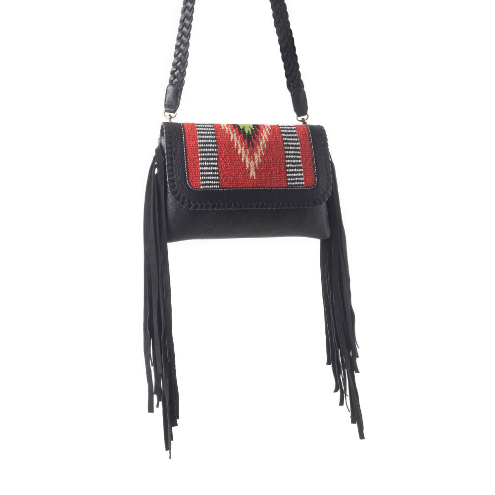 Arrowhead Trail Crossbody Bag in Shadow Black