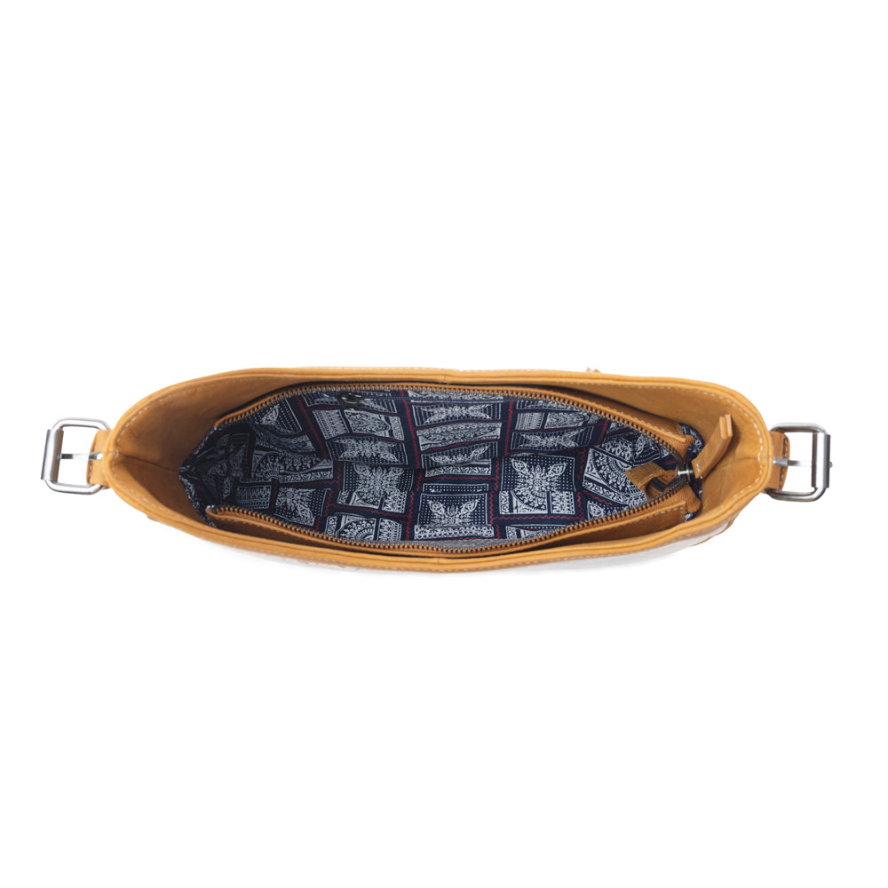 Desert Snow Leopard Leather Bag Variant Combo