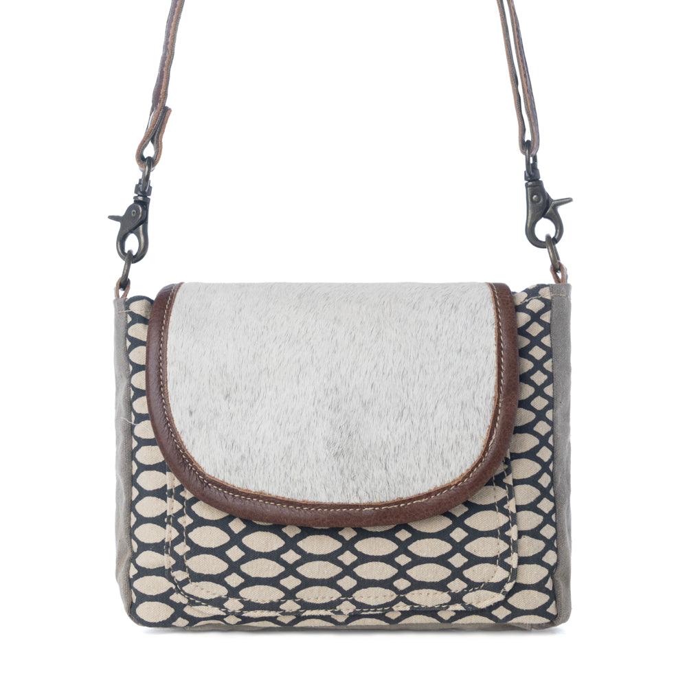 Hairon Flap & Honey Bee Design Small & Cross Body Bag