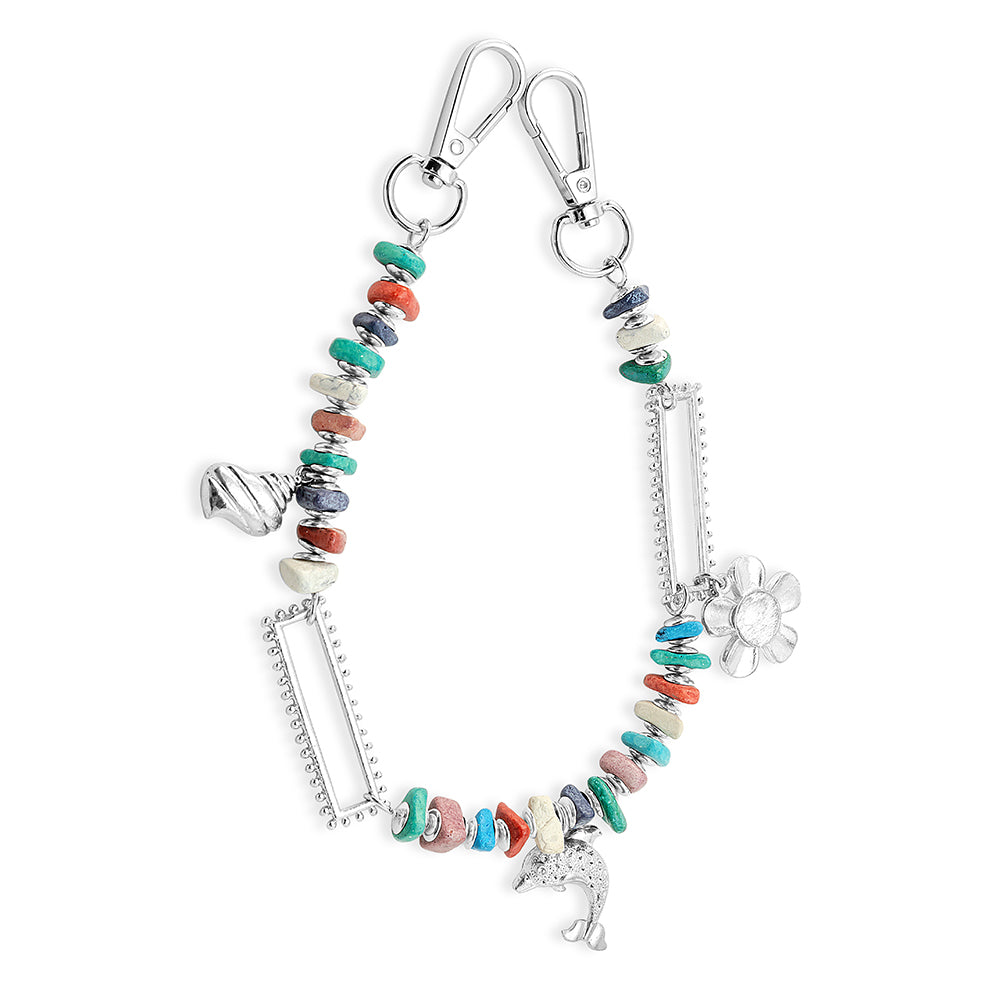 Wildflower Rainbow Bag Charm