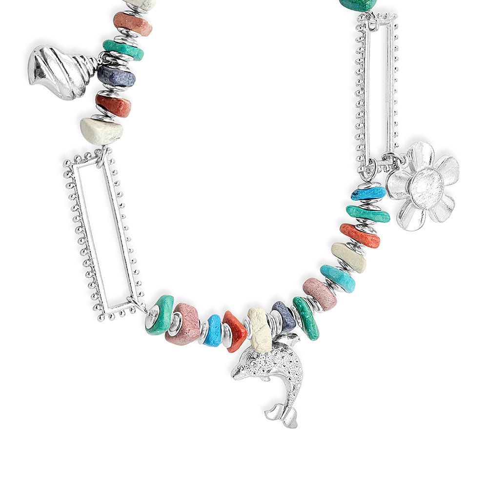 Wildflower Rainbow Bag Charm