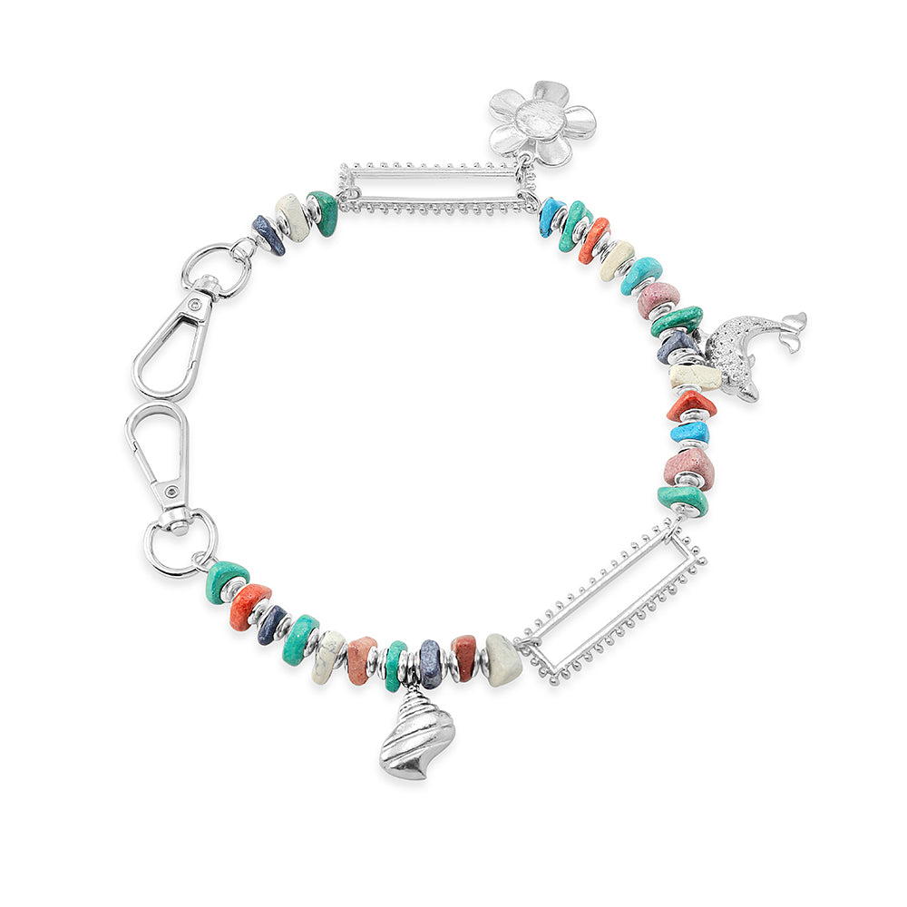 Wildflower Rainbow Bag Charm