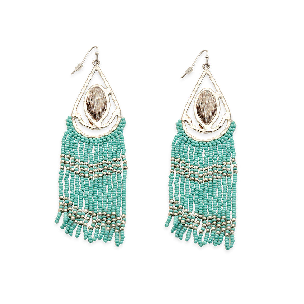 Shields of Protection Beaded Earrings