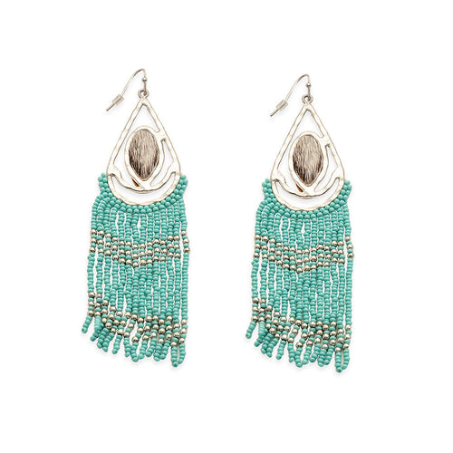 Shields of Protection Beaded Earrings