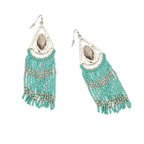 Shields of Protection Beaded Earrings