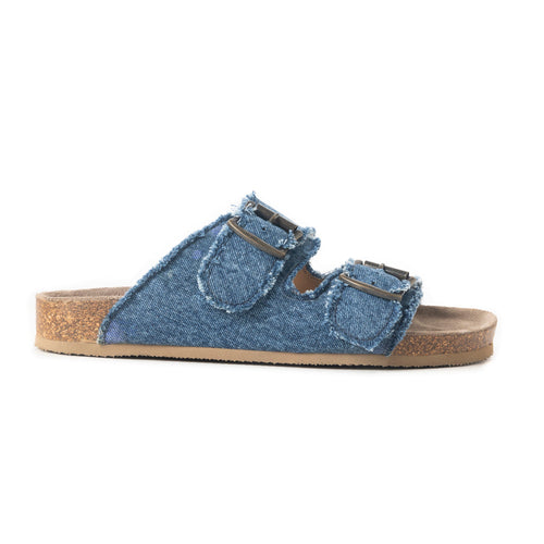Blue Ridge Denim Sandals in Dusty Indigo