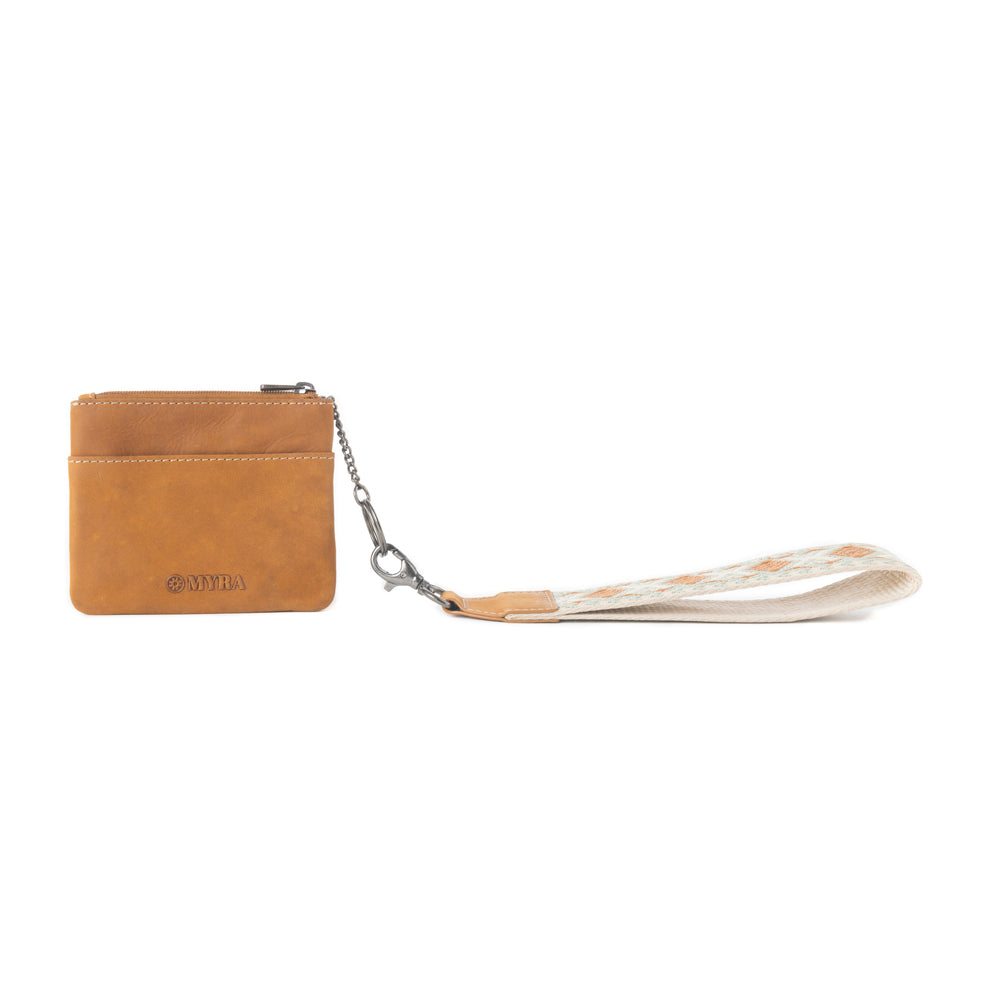 Canyon Breeze Leather Credit Card Holder in Canyon Clay