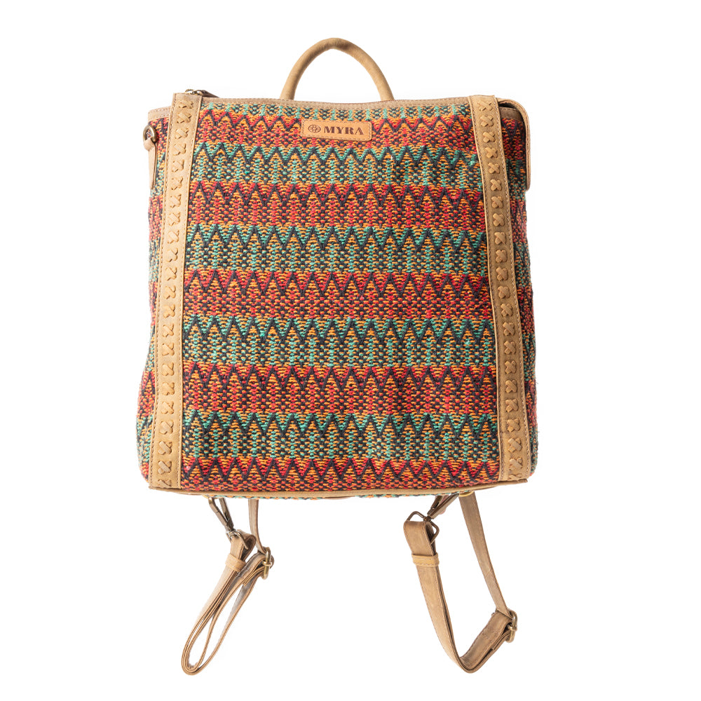 Terracotta Trails Rug Leather Backpack Variant Combo