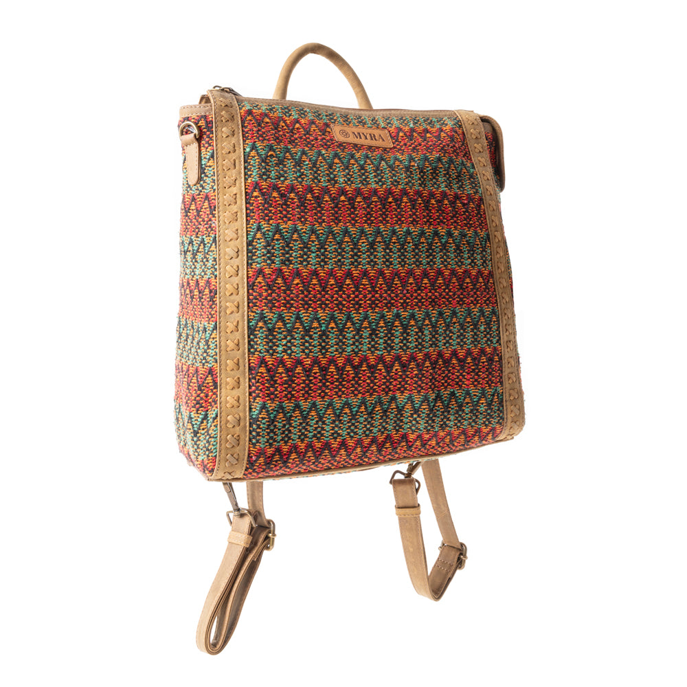 Terracotta Trails Rug Leather Backpack Variant Combo