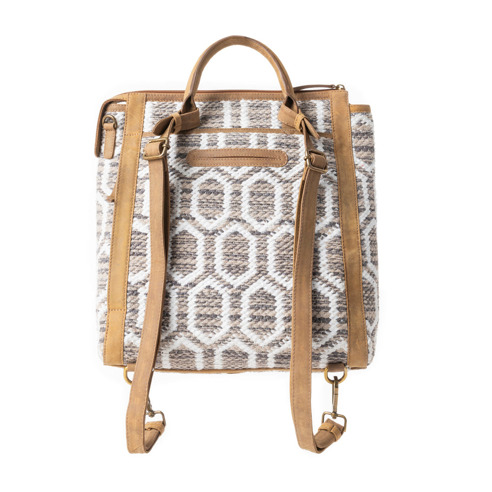 Terracotta Trails Rug Leather Backpack Variant Combo
