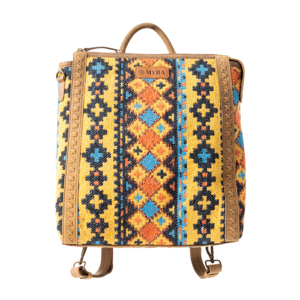Terracotta Trails Rug Leather Backpack Variant Combo