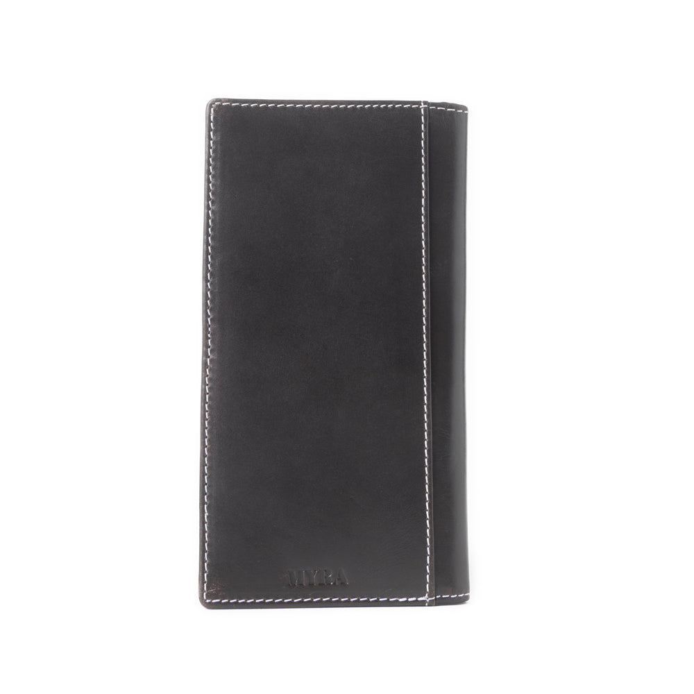 Blacksmith’s Mark Leather Wallet in Onyx Black