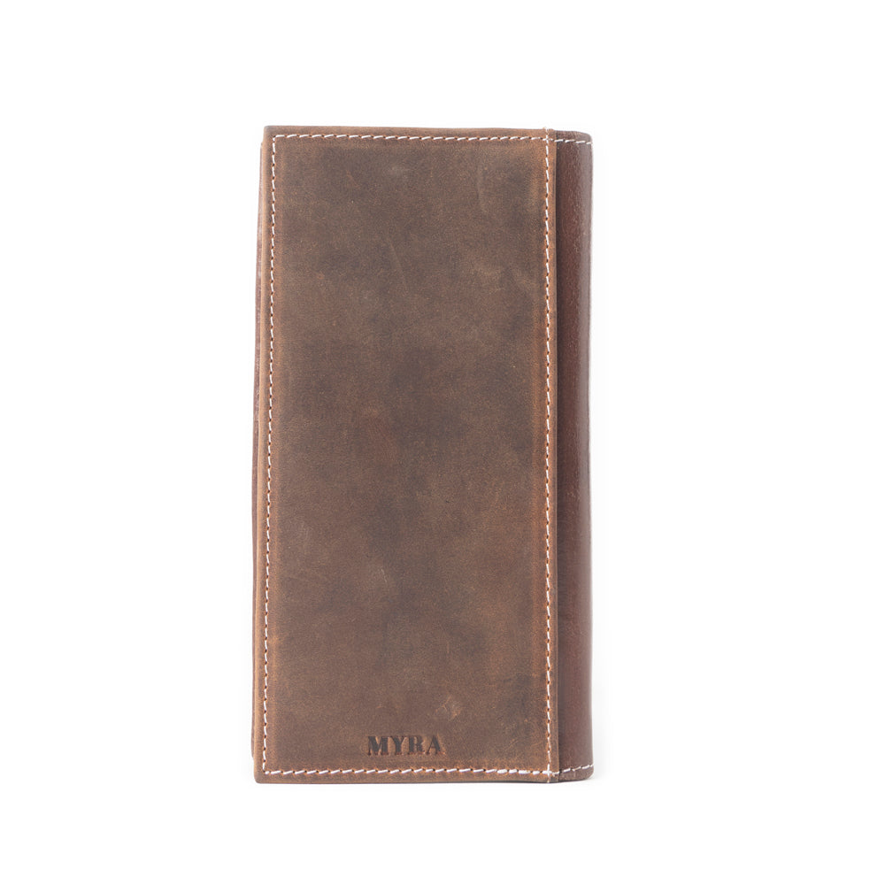 Blackhoof Handtooled Hairon Wallet in Midnight Smoke