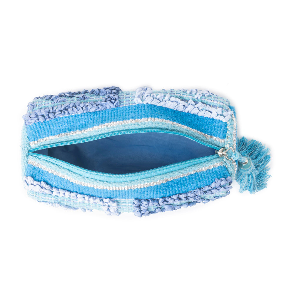 Mirage Drift Canvas Multi-Pouch in Icy Denim