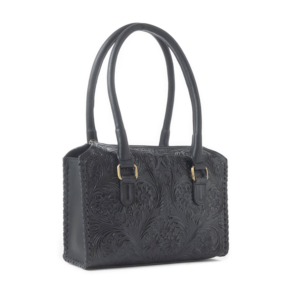 Midnight Grace Handtooled Leather Bag Variant Combo