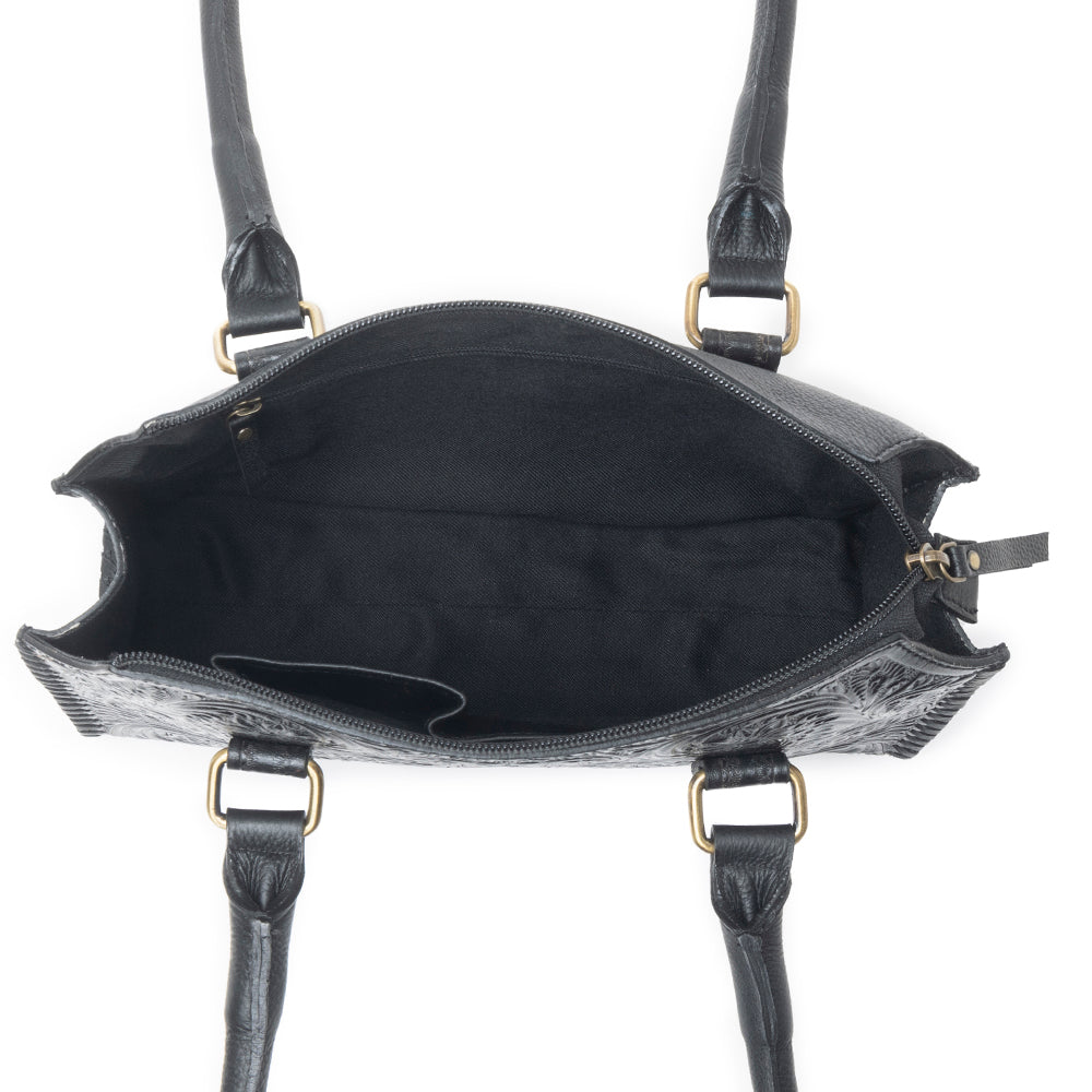 Midnight Grace Handtooled Leather Bag Variant Combo
