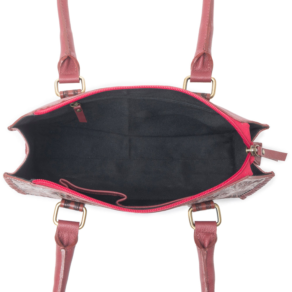 Midnight Grace Handtooled Leather Bag Variant Combo