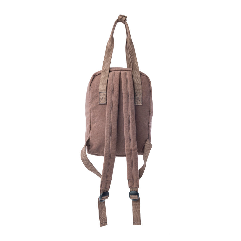 Silent Dune Cotton Backpack in Khaki Taupe