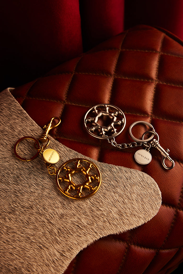 Myra Legacy Loop Charm in Antique Gold