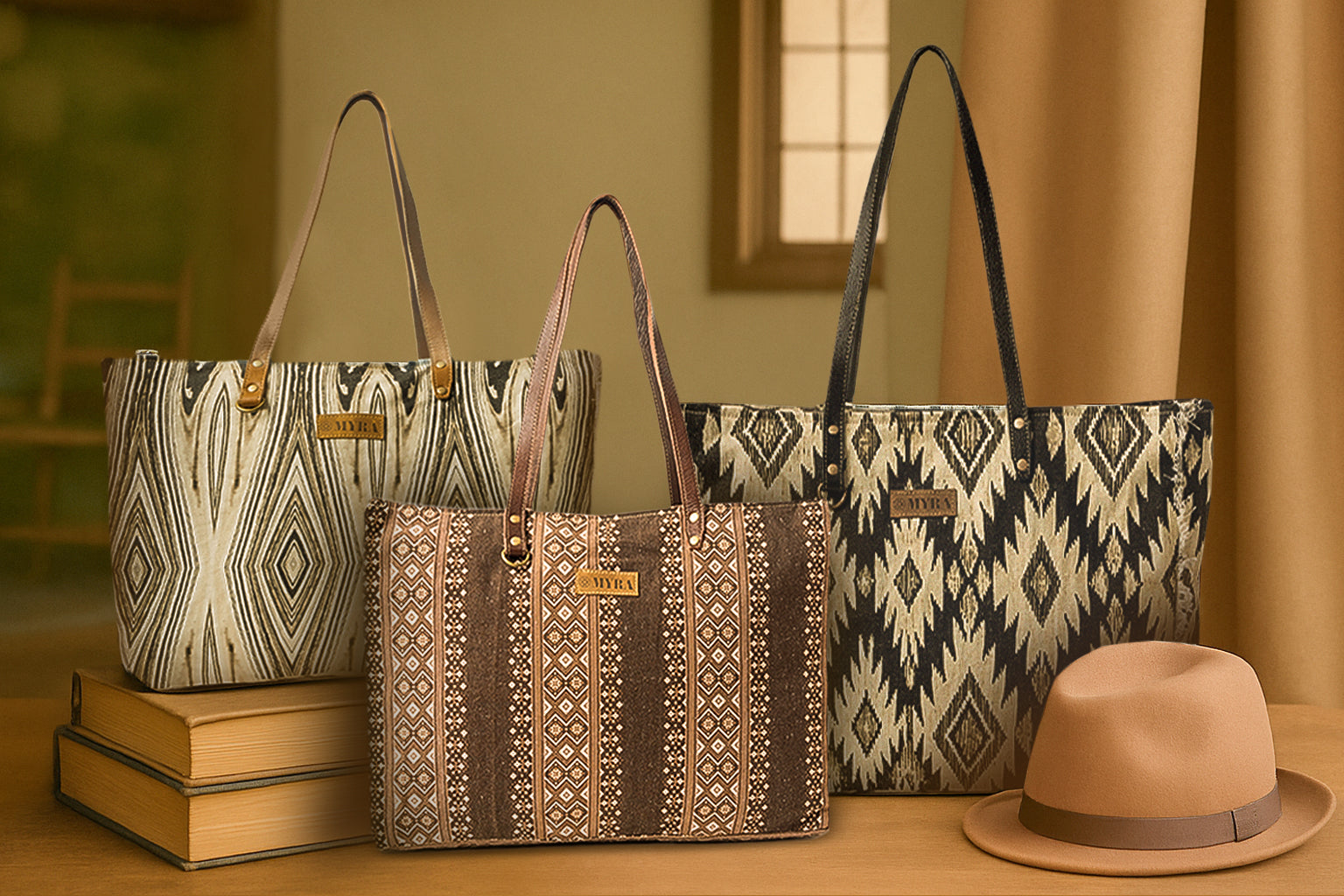 Tribal Spirit Adventure Weekender Bag In Black & White