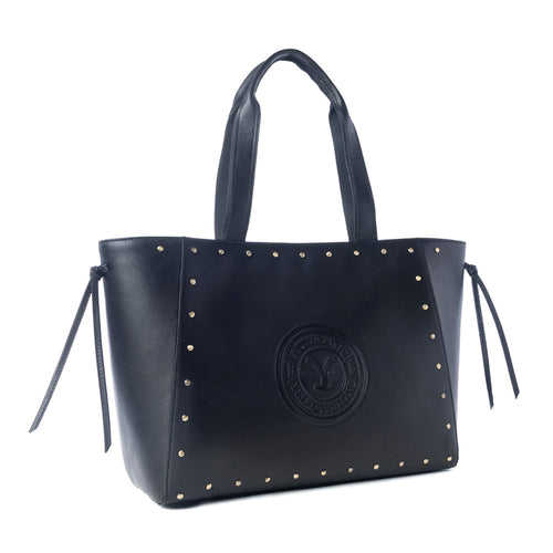 Yellowstone Legacy Studded Leather Tote in Ash