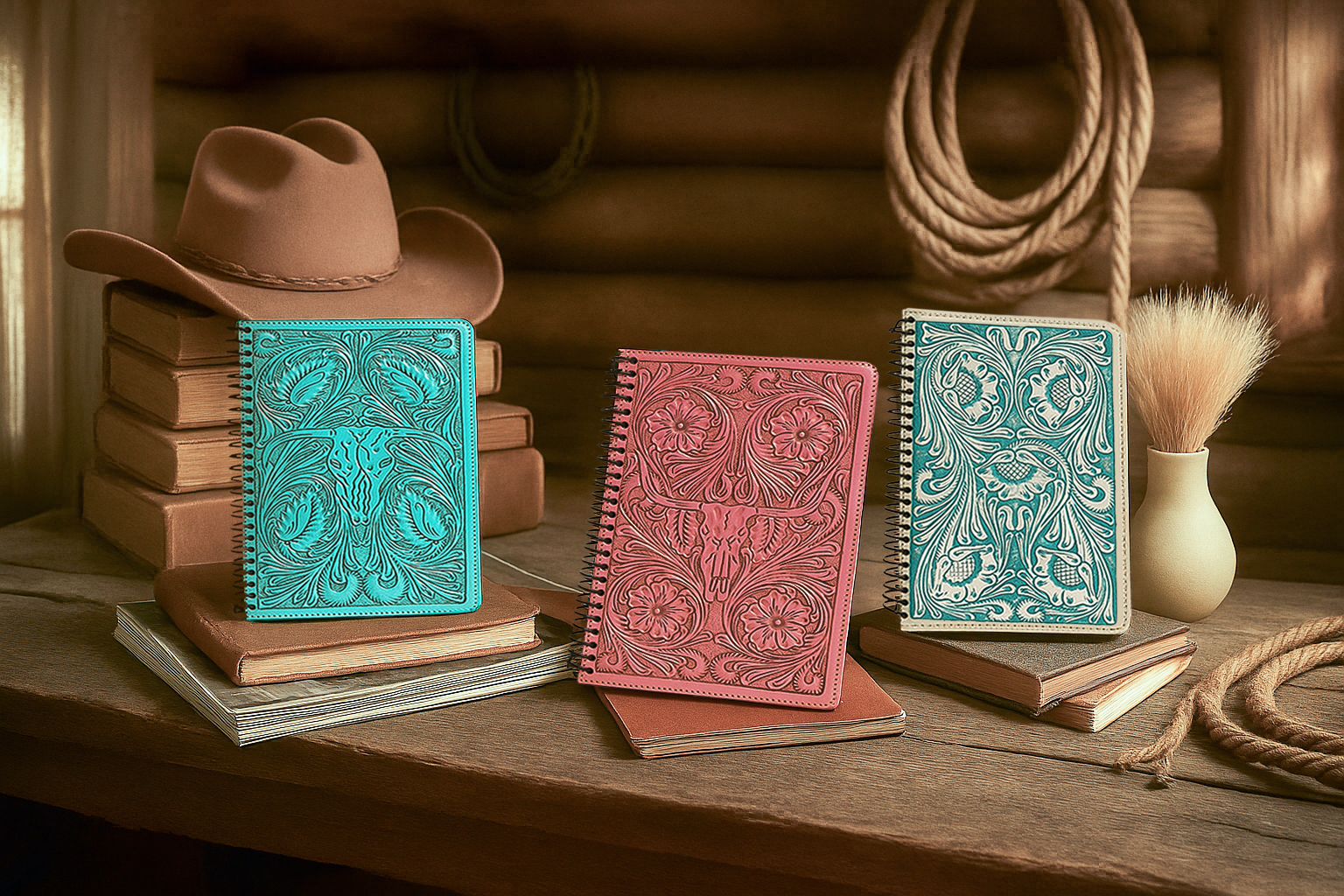 Steerhallow Canyon Diary in Frosted Turquoise