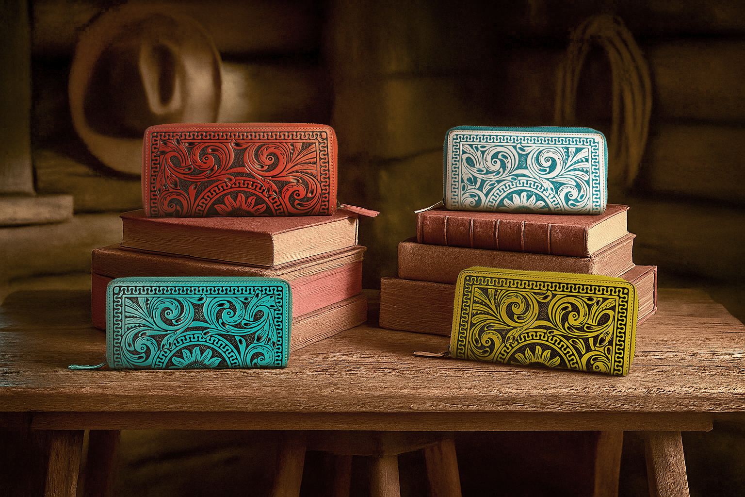 Sunset Valley Wallet in Frosted Turquoise