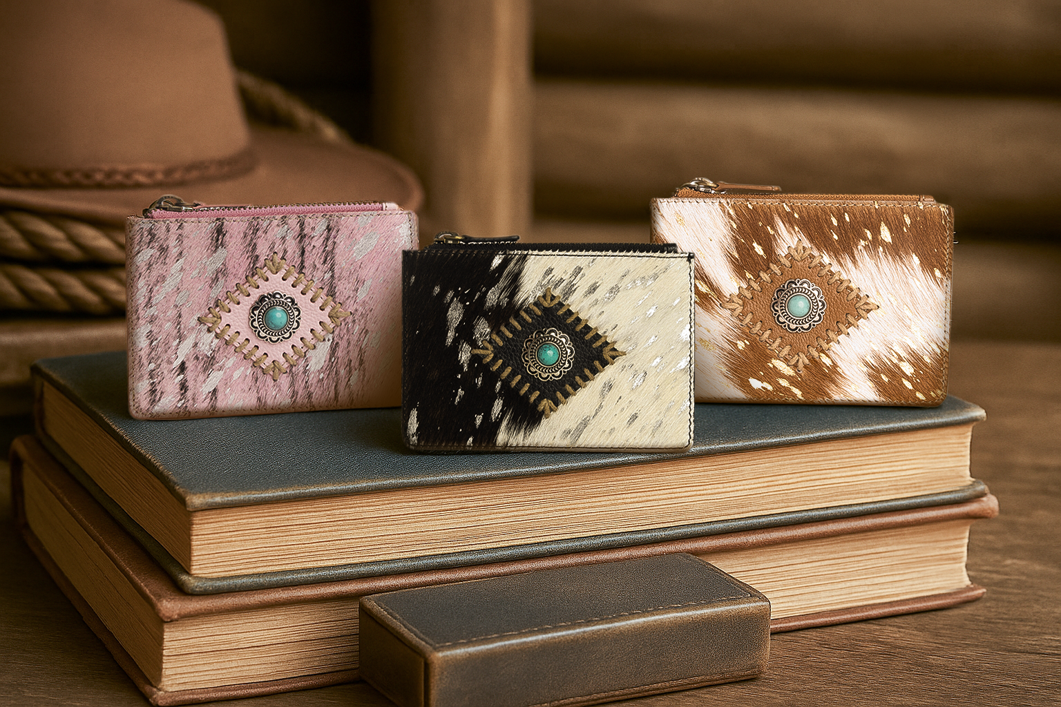 Eye of the Goddess Credit Card Wallet in Pink