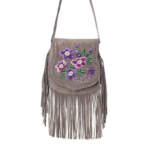 Myra Mojave Meadow Leather Bag in Wild Clay