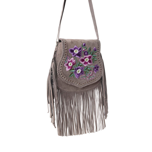 Myra Mojave Meadow Leather Bag in Wild Clay