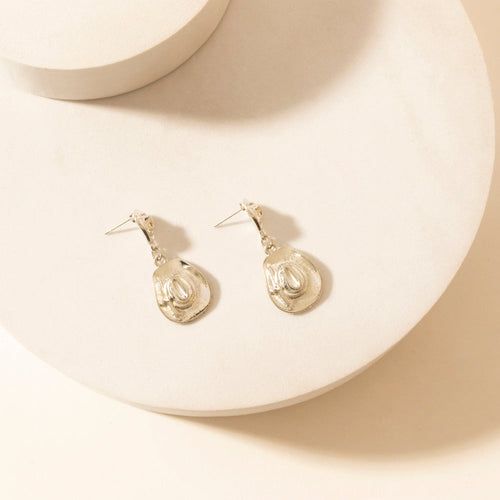 Prairie Moon Earrings in Desert Steel