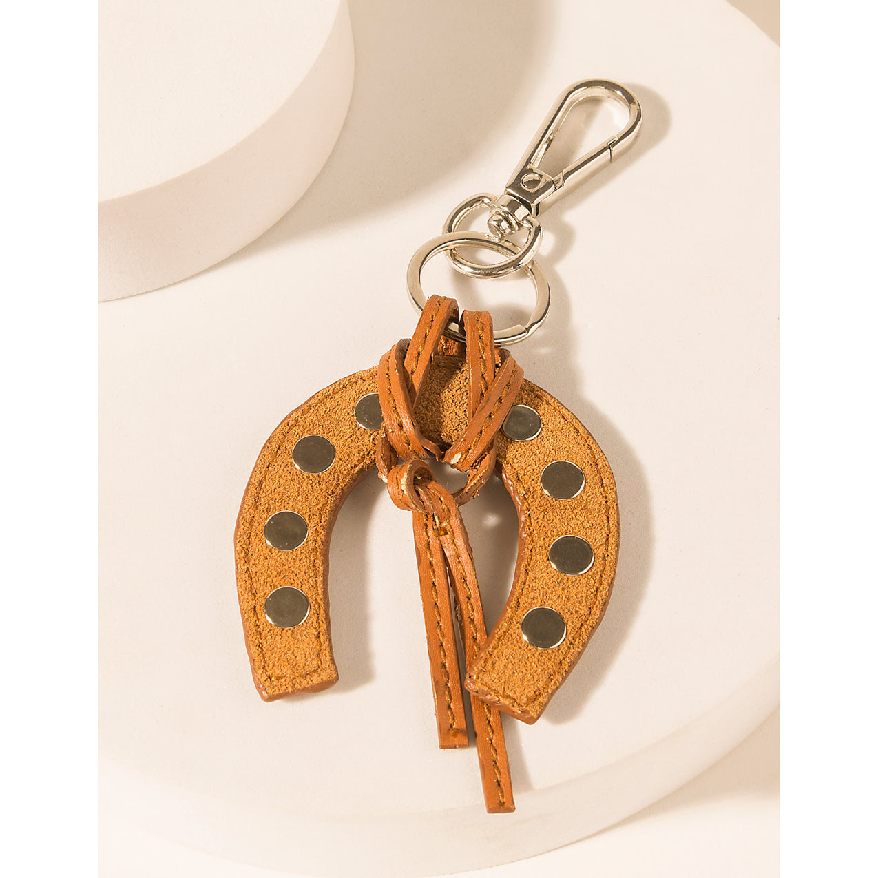 Frontier Fortune Keychain in Mojave Brown