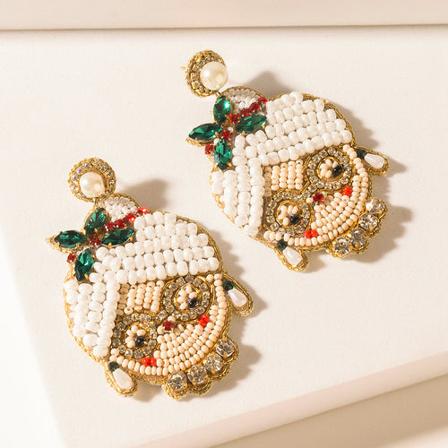 St. Nick’s Charm Earrings in Moonlit Ivory