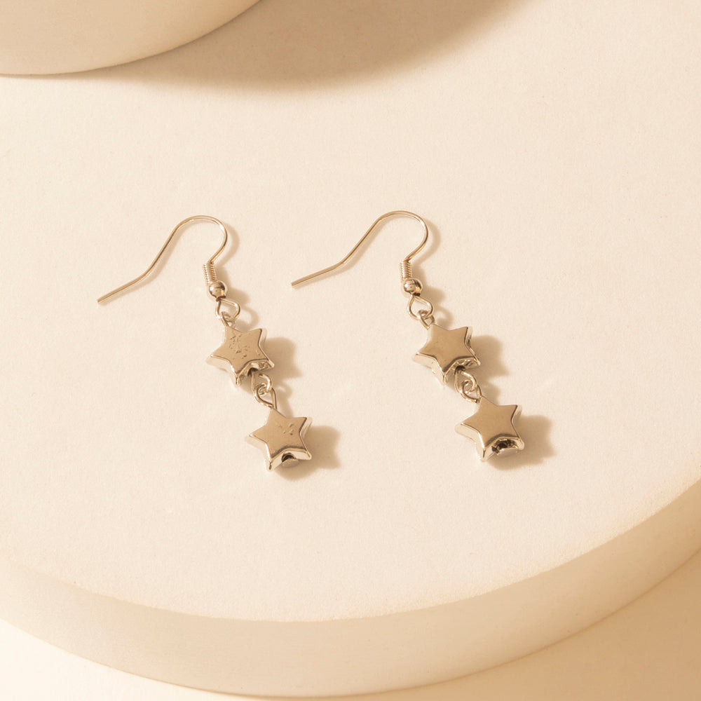 Prairie Trinket Earrings Set in Saddle Silver