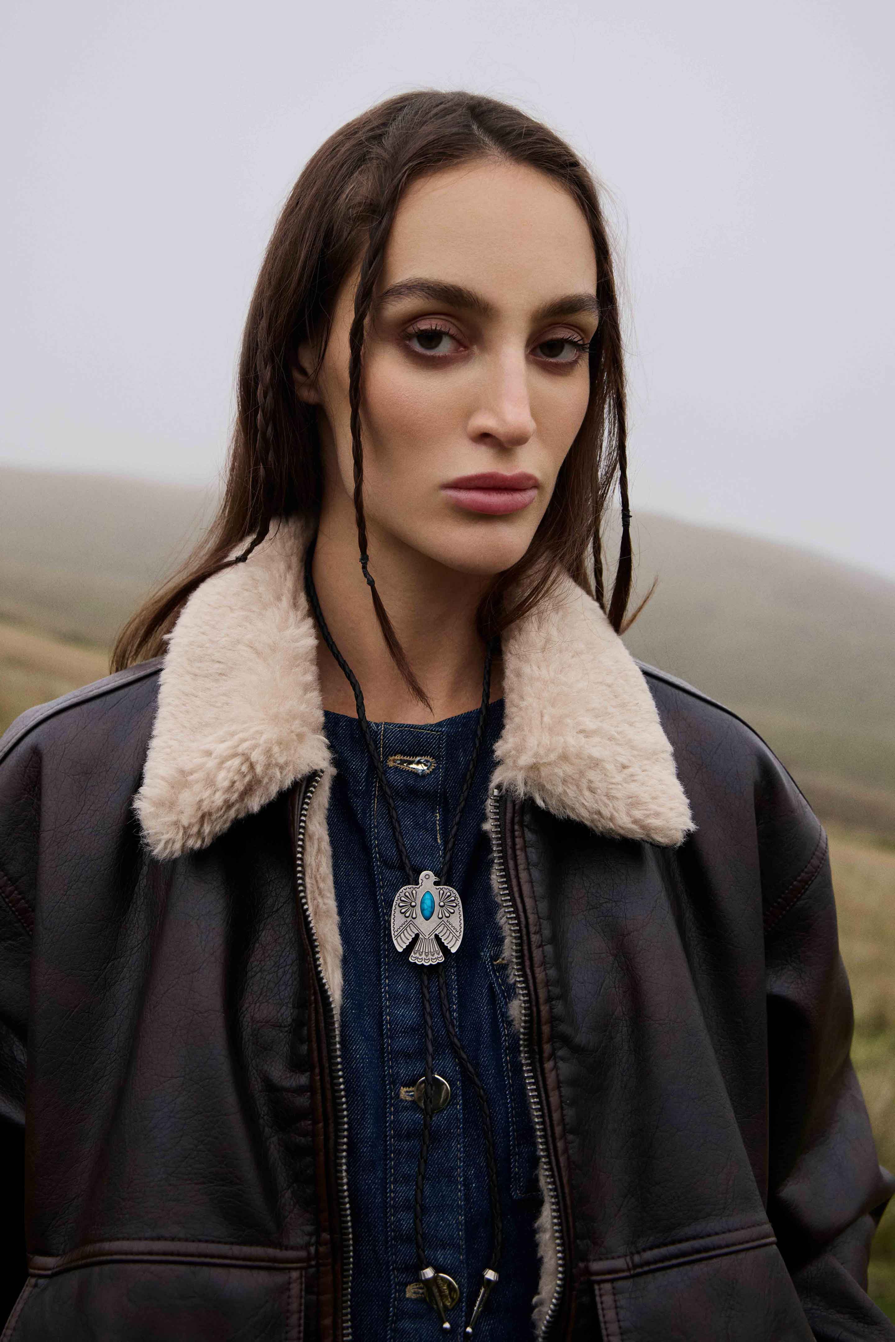 Mystic Skies Bolo Tie in Mesa Turquoise